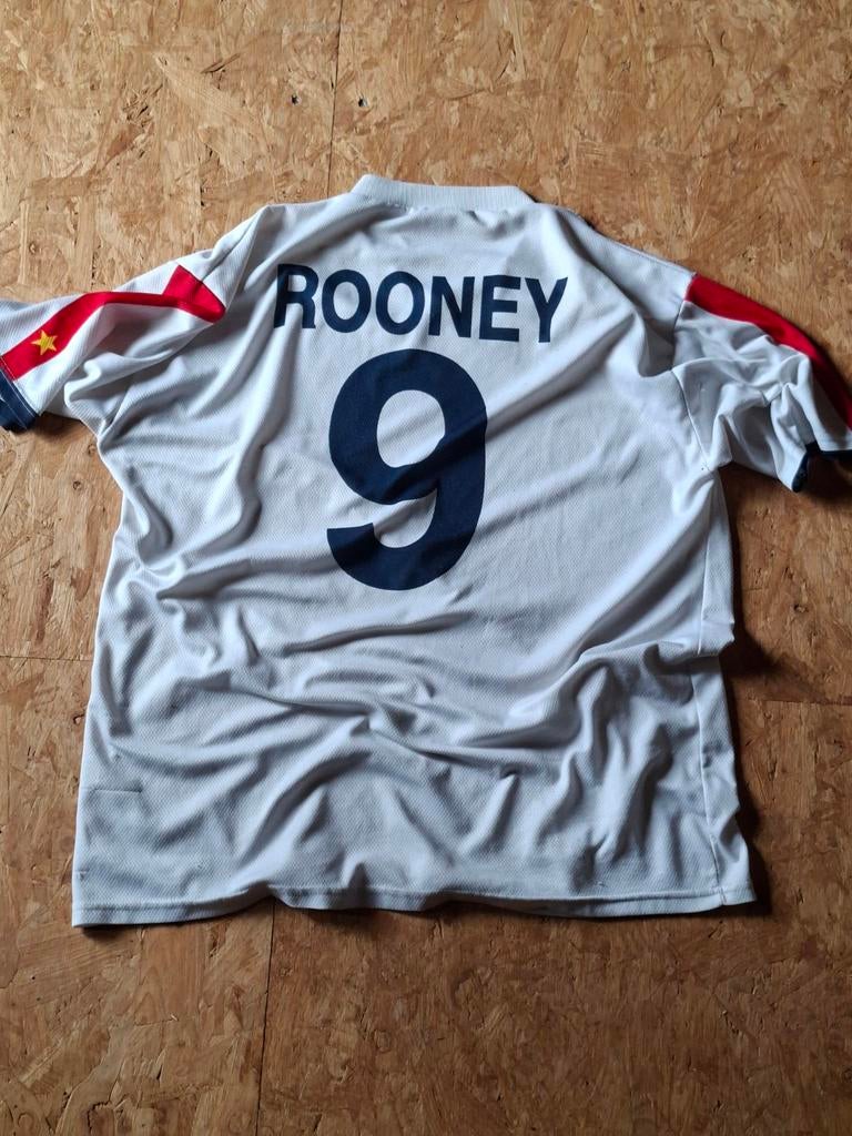 T-shirt Wayne Rooney, Sport en Fitness, Maat L, Ophalen of Verzenden, Gebruikt, Shirt