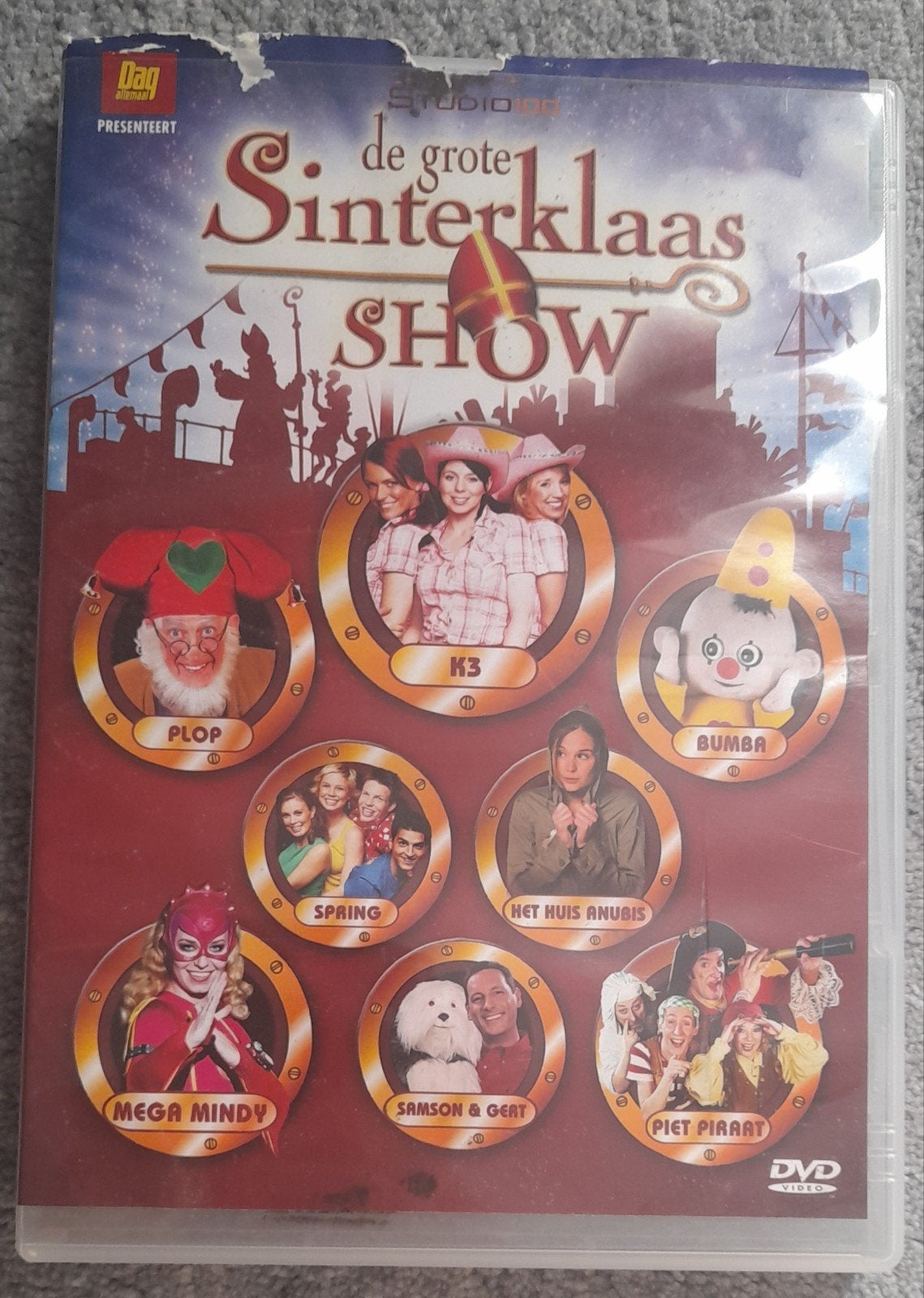 Studio 100 – De Grote Sinterklaas Show DVD (K3, Plop, Bumba, Cd's en Dvd's, Ophalen