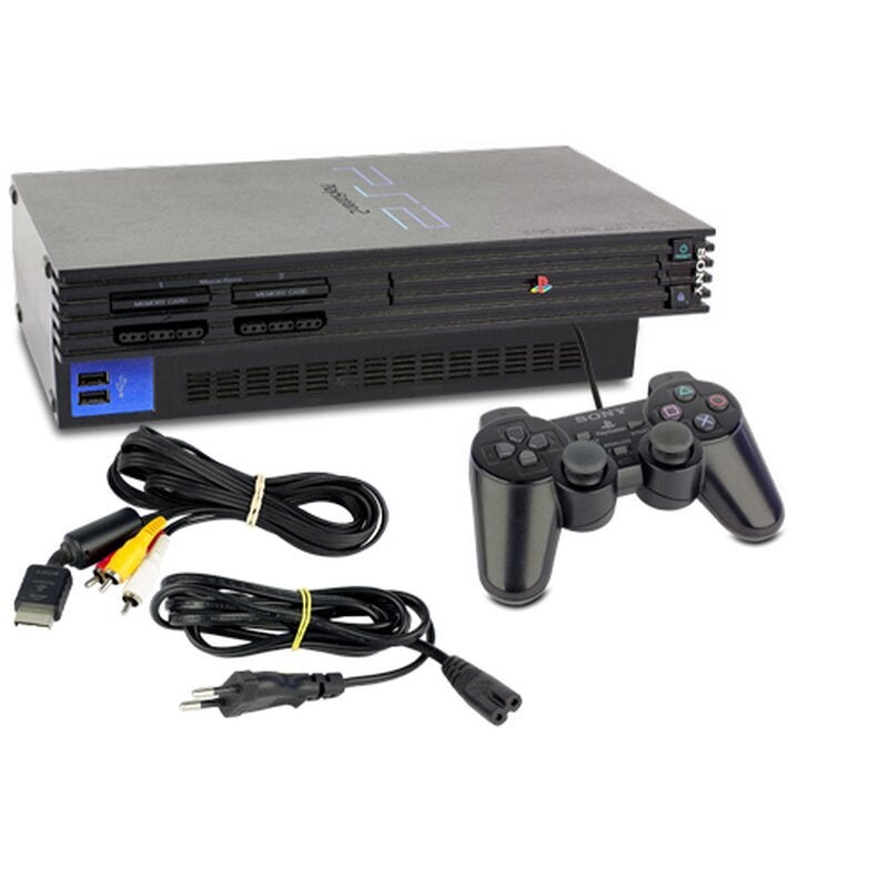 Playstation 2 fat, Games en Spelcomputers, Gebruikt, Ophalen of Verzenden, Met 1 controller, Phat