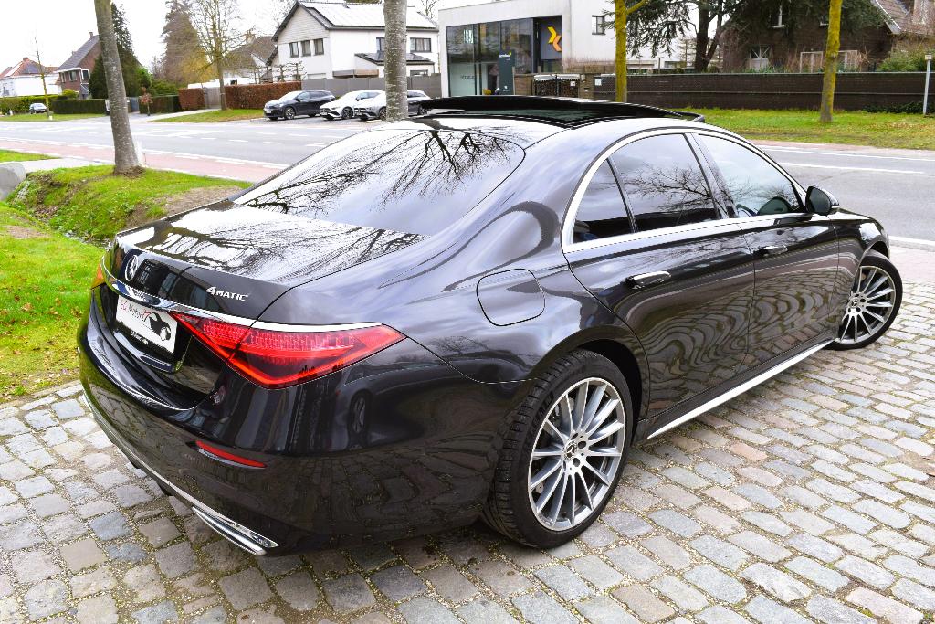 Mercedes S400d 4-Matic/2x AMG LINE/FULL OPTIE/HISTORY, Auto's, Mercedes-Benz, Automaat, 4 deurs, Leder, Bedrijf