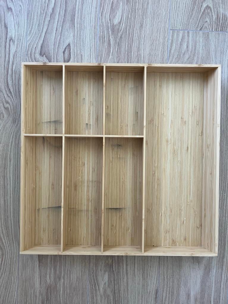 Bamboe bestekbak besteklade Ikea Variera, Ophalen, Gebruikt, Hout