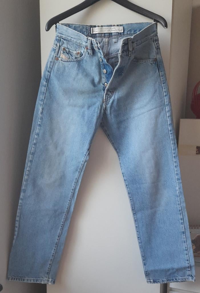 Diesel vintage jeans met rechte snit, maat 26 Y2K, Kleding | Dames, Spijkerbroeken en Jeans, Gedragen, Overige jeansmaten, Blauw