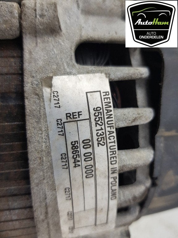 ALTERNATEUR Opel Mokka / Mokka X (01-2012/12-2019), Autos : Pièces & Accessoires, Valeo, Opel, Utilisé, 100, rue de Courcelles
75017  Paris, FR