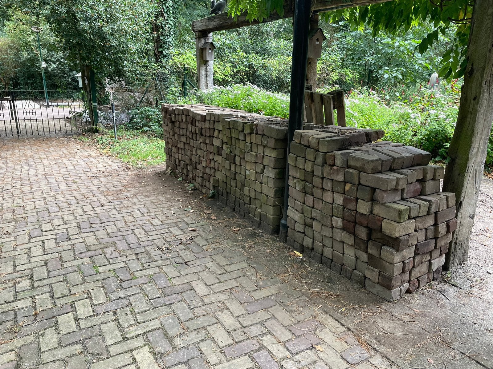1320 Hardgeb. straat Klinkers 27m2, Ophalen, Gebruikt, Klinkers