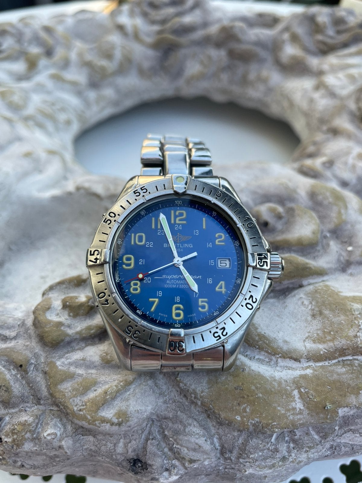 Breitling Superocean, Enlèvement ou Envoi, Utilisé, Breitling