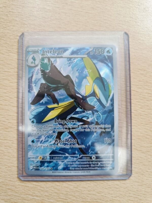 Inteleon | Mega Evolution | Illustration Rare, Ophalen, Nieuw, Losse kaart, Foil