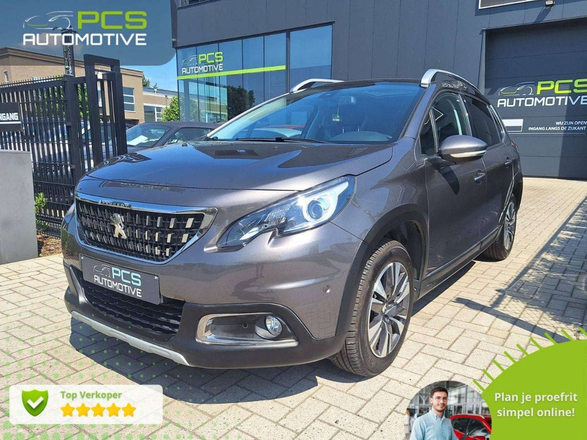Peugeot 2008 1.2 PureTech / Automaat / Pano-dak / 1ste eigen, Automaat, Multifunctioneel stuurwiel, Gebruikt, 1199 cc