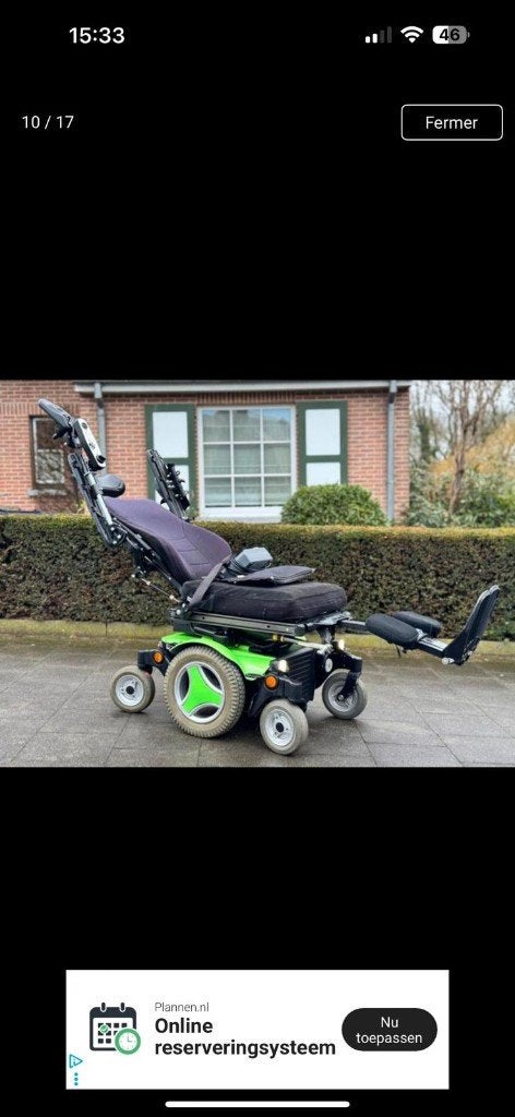 Chaise électrique, Enlèvement, Pliant, Comme neuf, Fauteuil roulant électrique