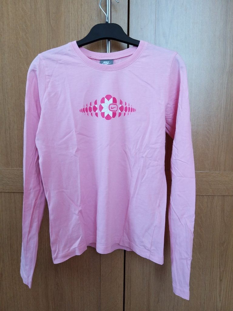 Nike sporttrui met lange mouwen roze 12 jaar XS kids, Gebruikt, Meisje, Sport- of Zwemkleding, Ophalen of Verzenden