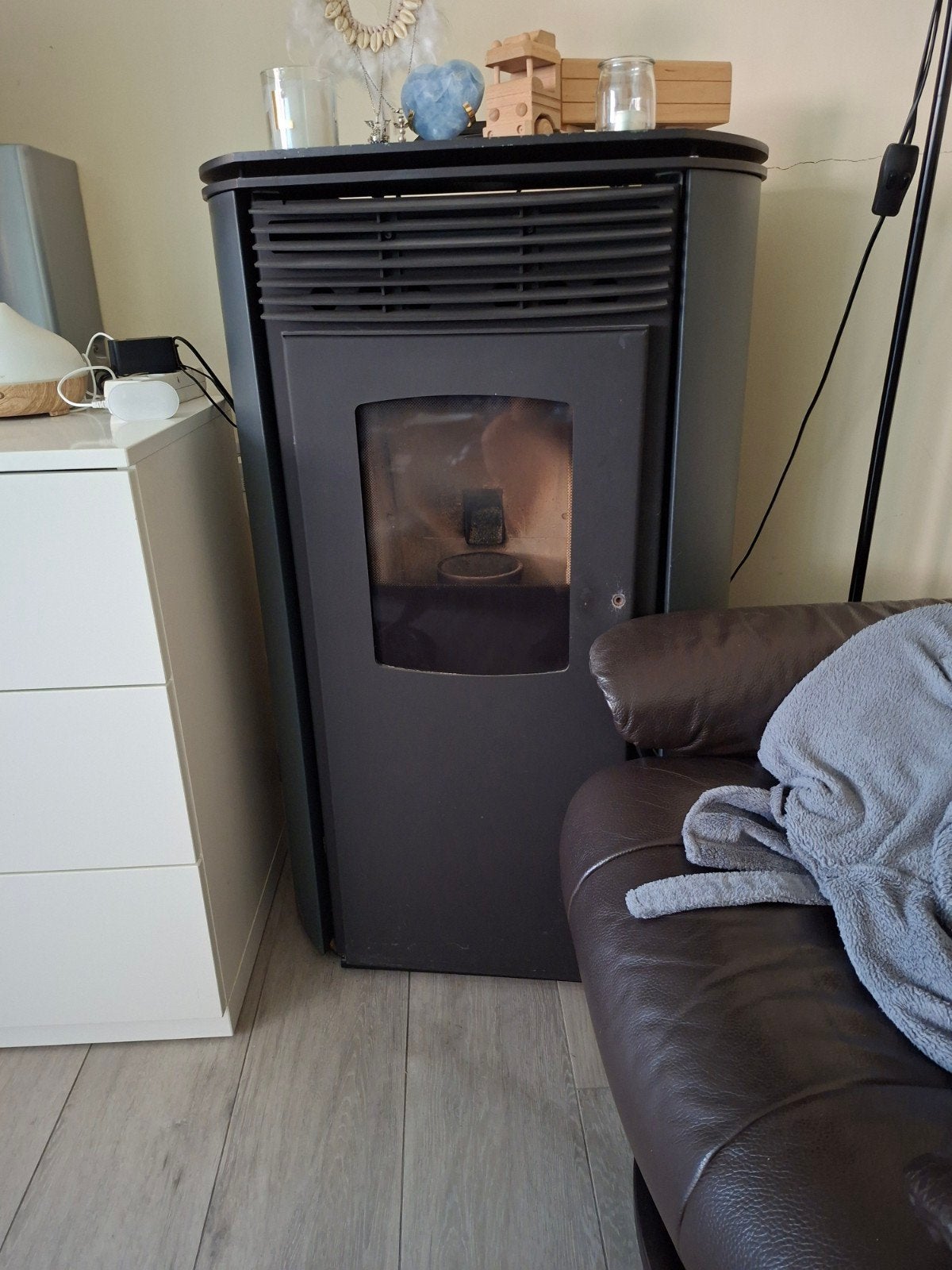 pro pellet 10kw, Maison & Meubles, Poêles, Enlèvement, Utilisé, Autoportant, Poêle à granulés
