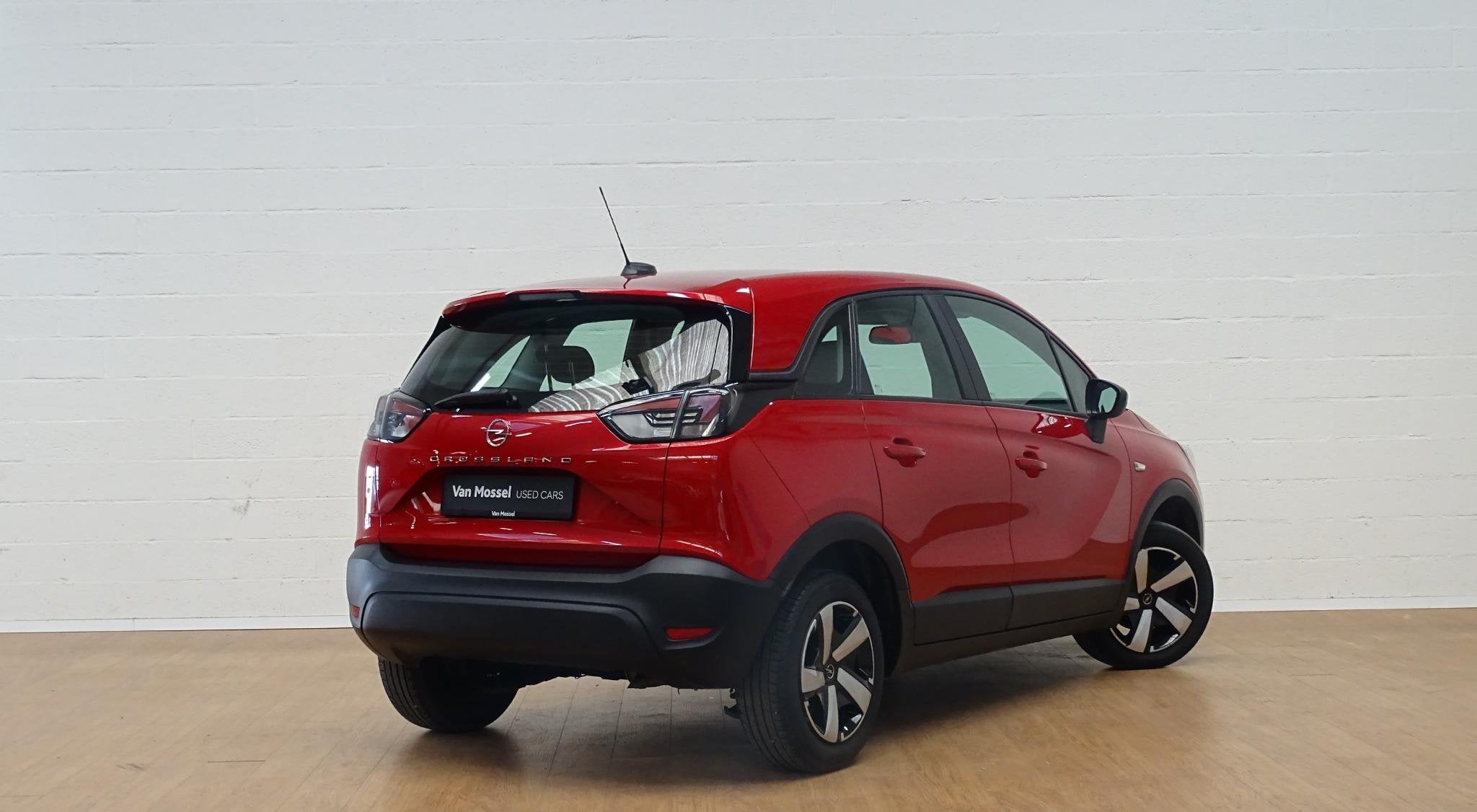 Opel Crossland X 1.2T Edition+apple carplay, Autos, Rouge, Éclairage LED, Euro 6, Entreprise