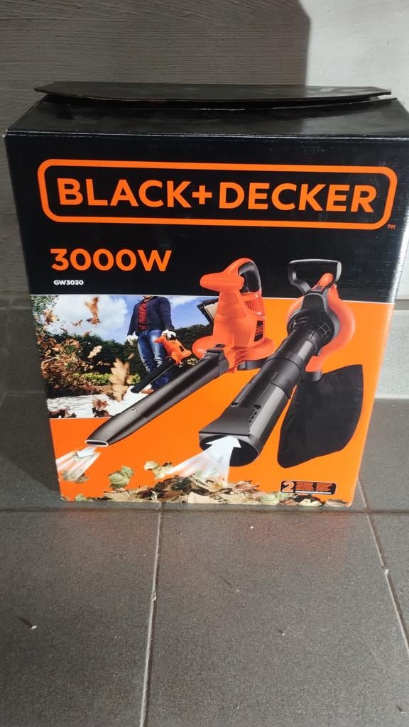Black & Decker, Ophalen, Met opvangzak