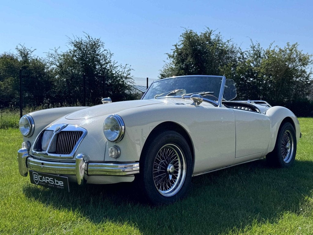 MG MGA 1.6 MK2 1962 * Boite 5 vitesses * double ventilateur, Cuir, Entreprise, Noir, 2 portes