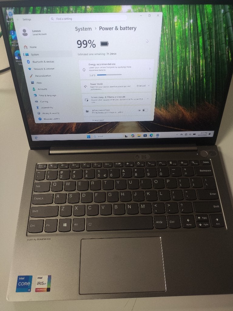 Lenovo ThinkBook 13s-ITL 13,3" — Intel i5 — SSD van 256 GB, 256 GB, Qwerty, 8 GB, 13 inch