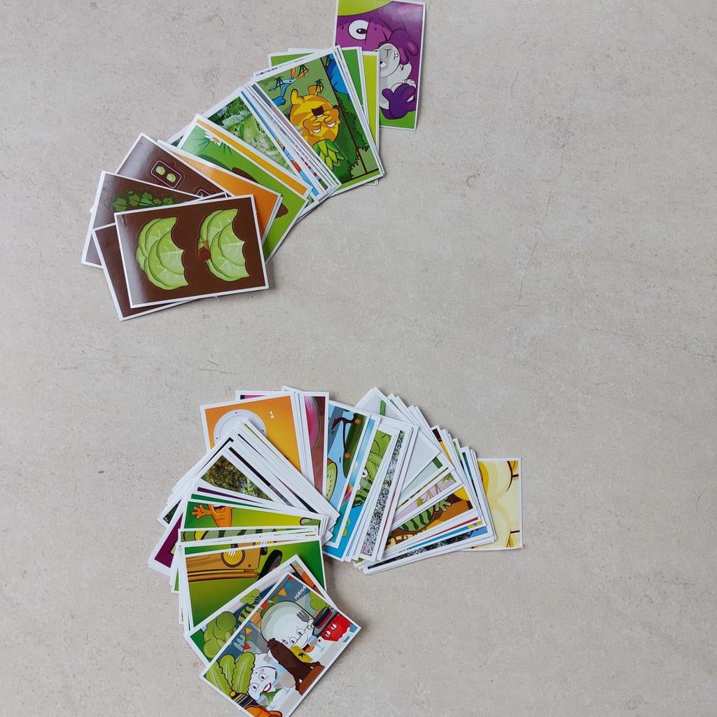 Lot stickers Delhaize 2017 en 2018 : vita minis, Ophalen of Verzenden