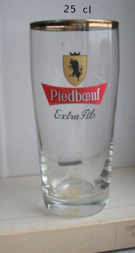 Piedboeuf  Extra Pils   25 cl, Enlèvement ou Envoi, Comme neuf, Verre ou Verres