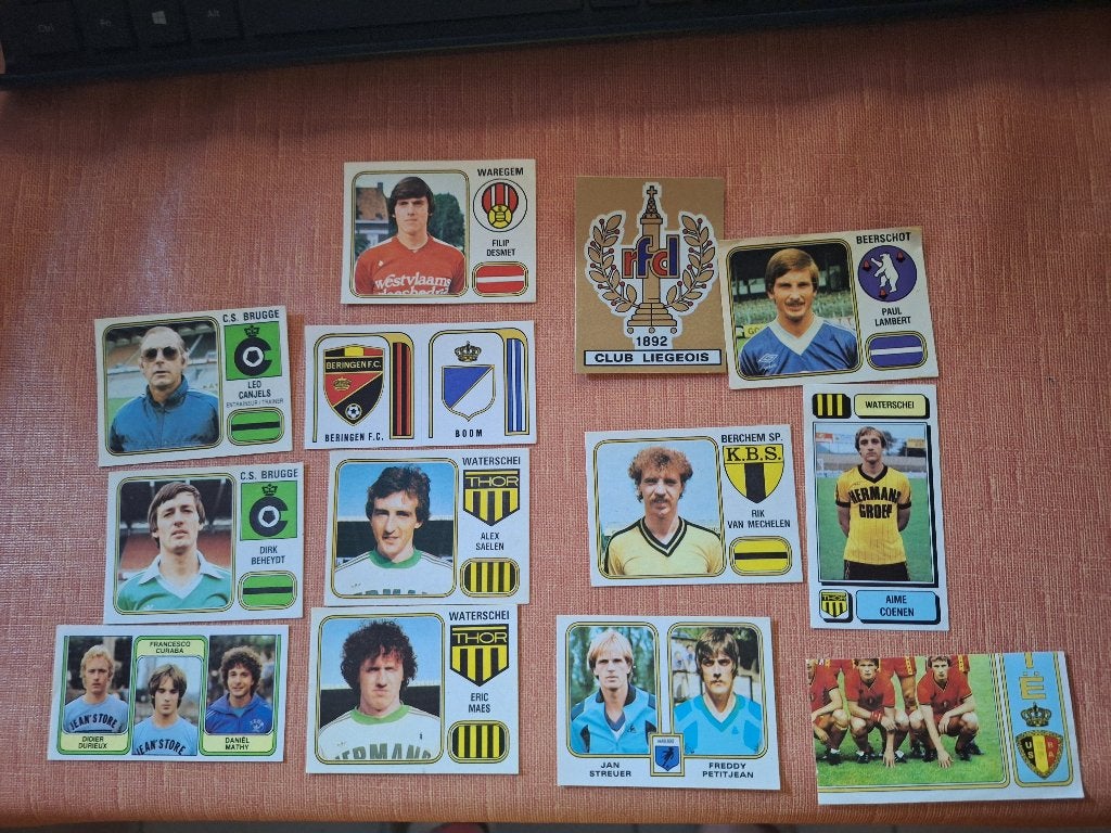 Diverses images Panini anciennes thème football, Ophalen of Verzenden, Zo goed als nieuw, Poster, Plaatje of Sticker