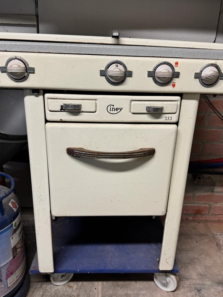 Vintage Ciney gasfornuis / oven – model 333, Maison & Meubles, Cuisine | Éléments de cuisine, Utilisé, Crème, Enlèvement