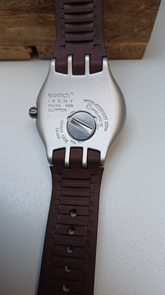 Swatch horloge ,zo goed als nieuw, Polshorloge, Ophalen of Verzenden, Zo goed als nieuw, Overige materialen