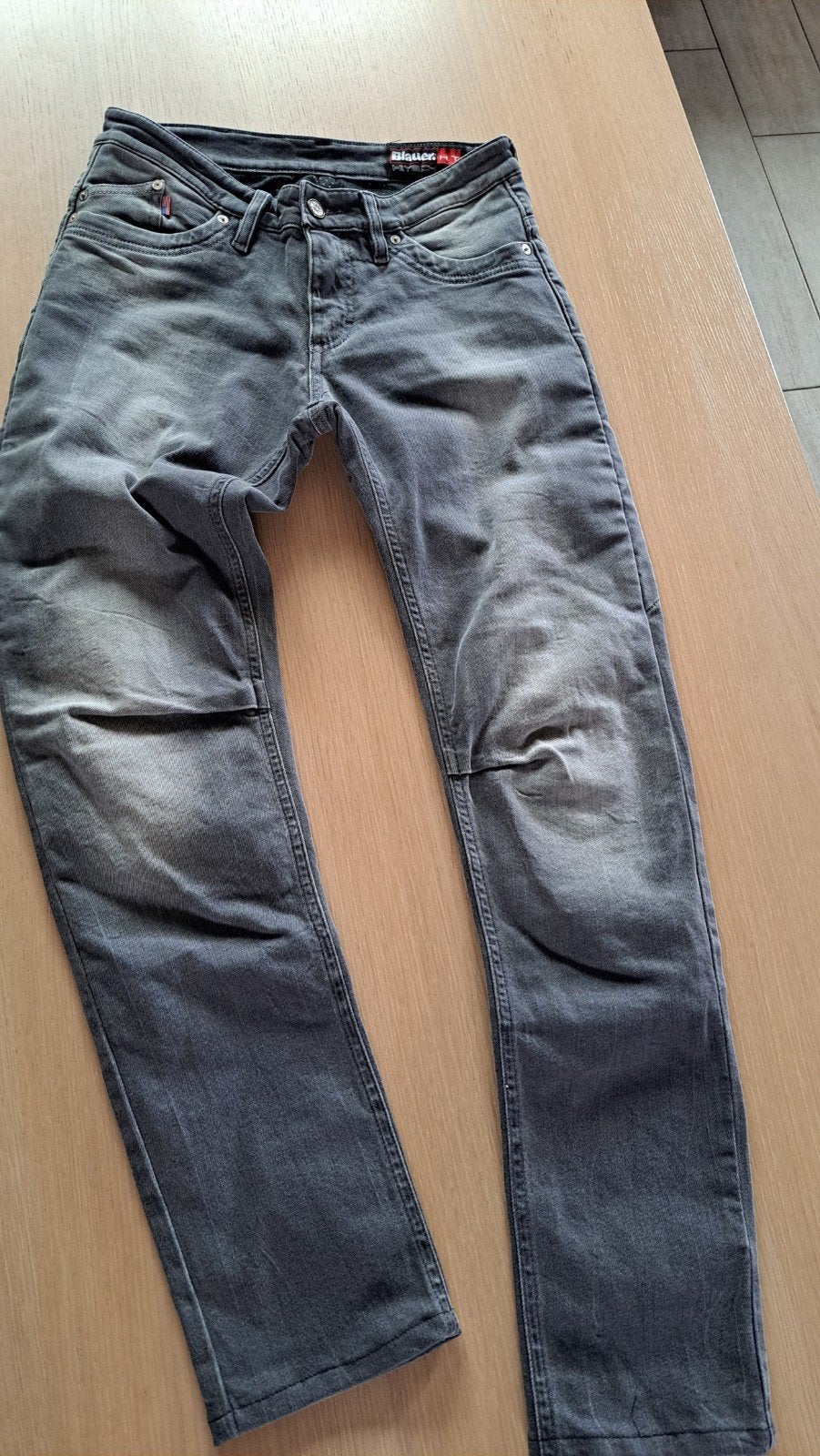 motobroek dames jeans, Motoren, Ophalen, Blauer, Broek | textiel, Dames