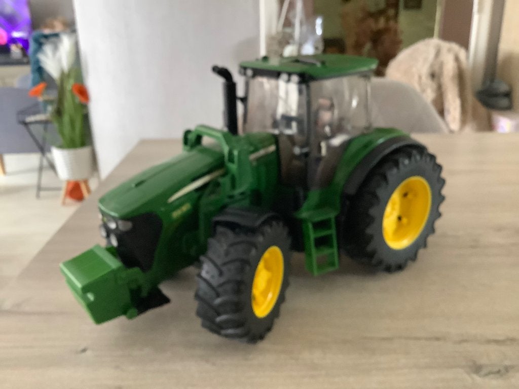 Tracteur John Deer en plastique (20x35 cm), Enlèvement ou Envoi, Utilisé