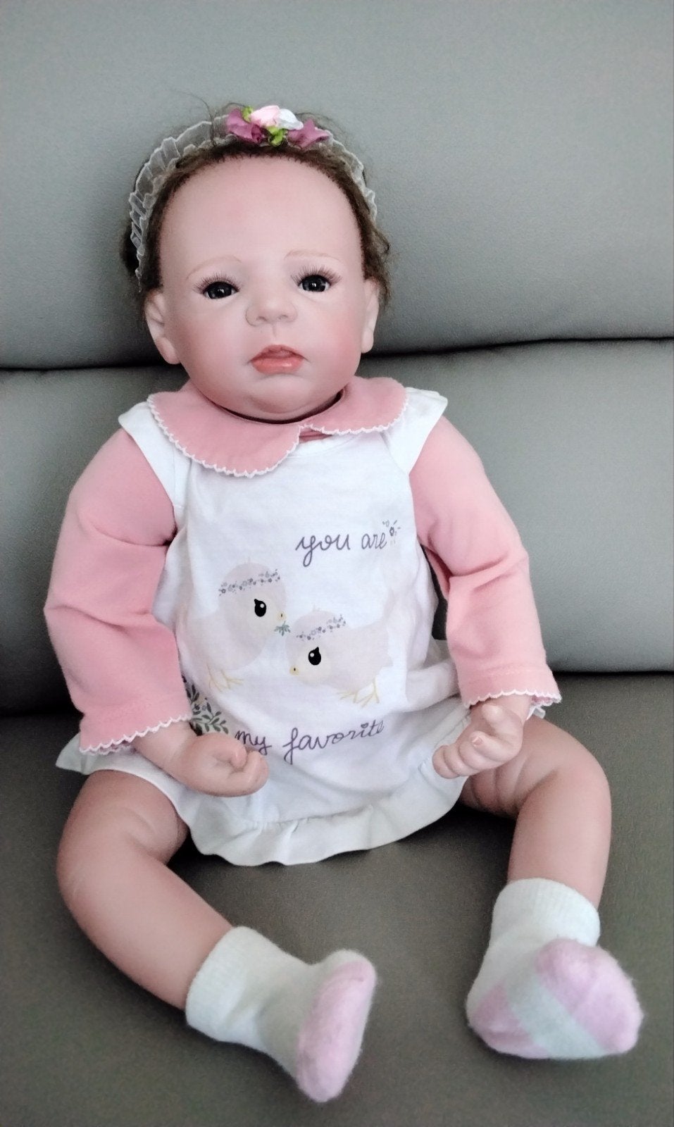 reborn baby, Verzamelen, Poppen, Ophalen, Zo goed als nieuw, Babypop, Levensecht of Reborn