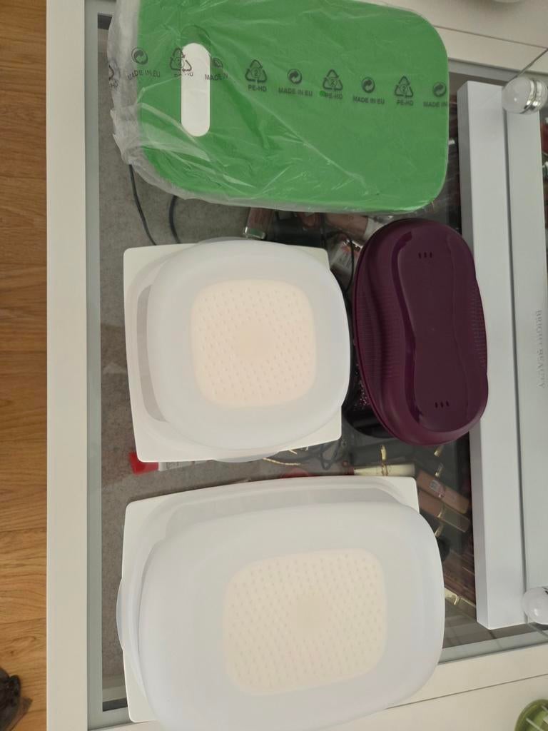 Tupperware-set, Ophalen