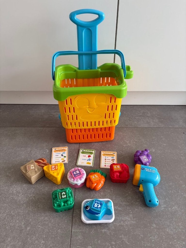 VTech Scan & Leer 2 in 1 Winkelmand, Ophalen, Gebruikt