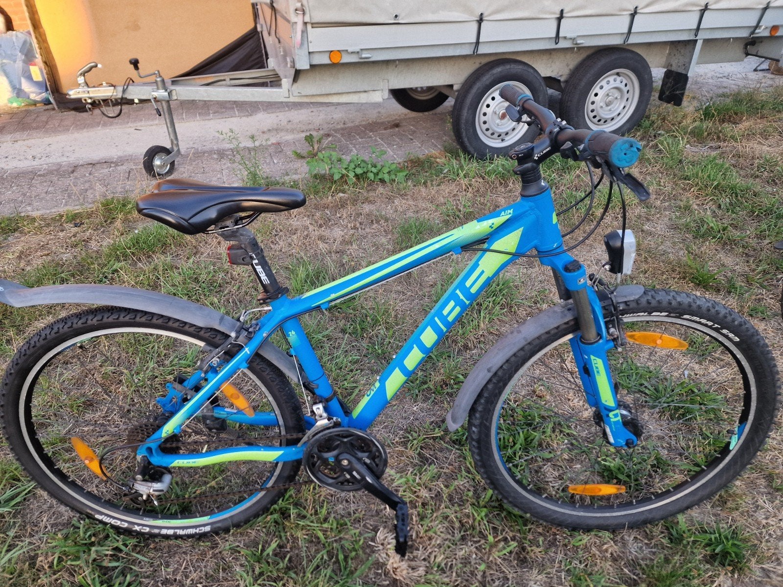 jongensfiets cube 26" 41 cm, Fietsen en Brommers, Fietsen | Jongens, Ophalen, Gebruikt, Velgrem, Versnellingen