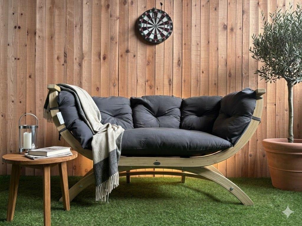 Amazonas Siena Due Taupe – Nieuwe loungestoel in topstaat, Ophalen, Nieuw, Hout