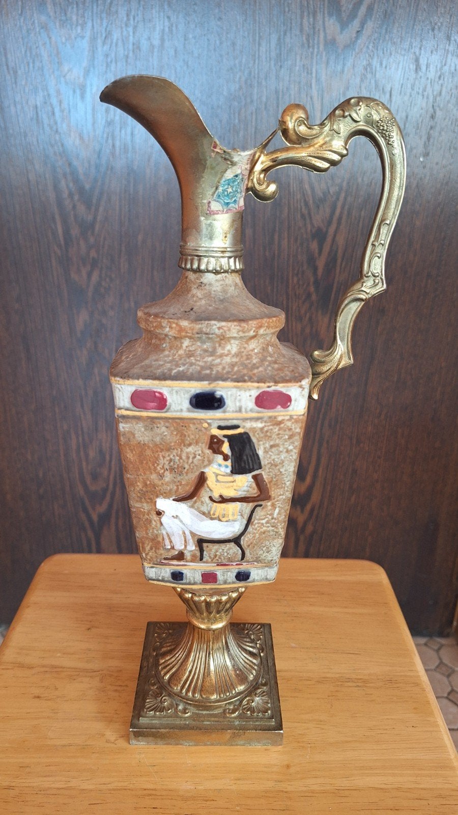 Vintage Egyptische Karaf / Kruik – Gemaakt in Italië, Enlèvement