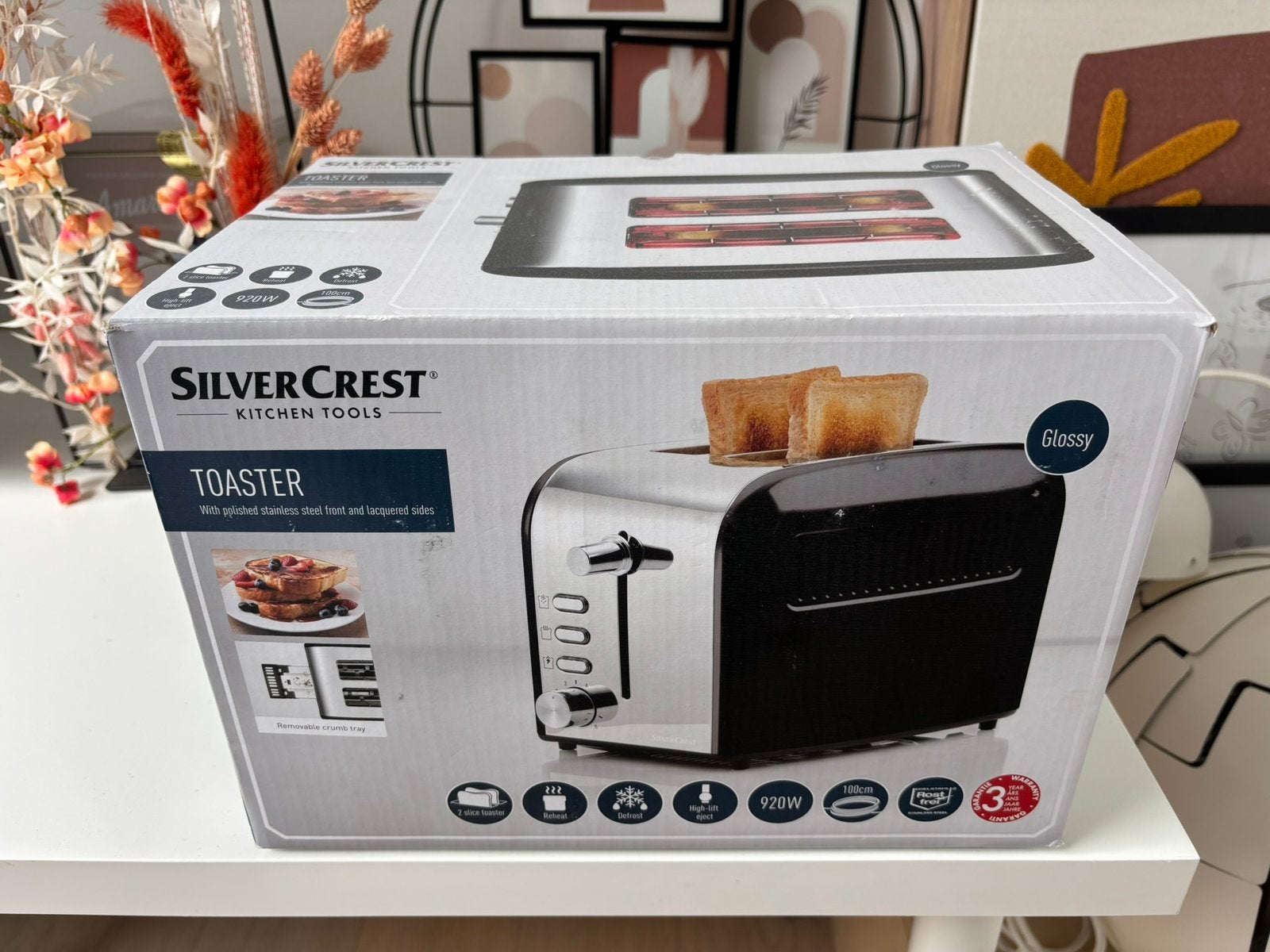 Silvercrest toaster, Electroménager, Grille-pain, Enlèvement, Comme neuf
