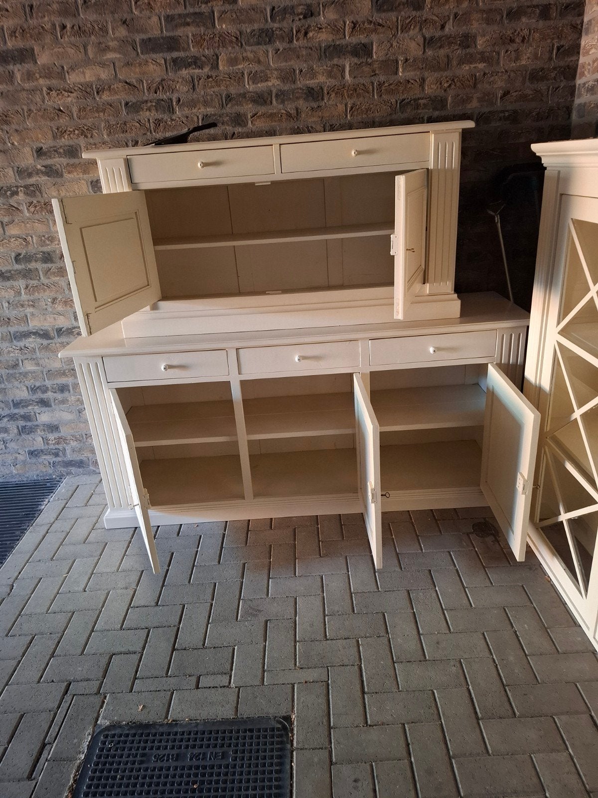 Dressoir en vitrine kast, Enlèvement, Verre