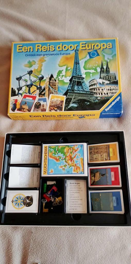 gezelschapsspel een reis rond de wereld, Hobby en Vrije tijd, Gezelschapsspellen | Bordspellen, Ophalen of Verzenden