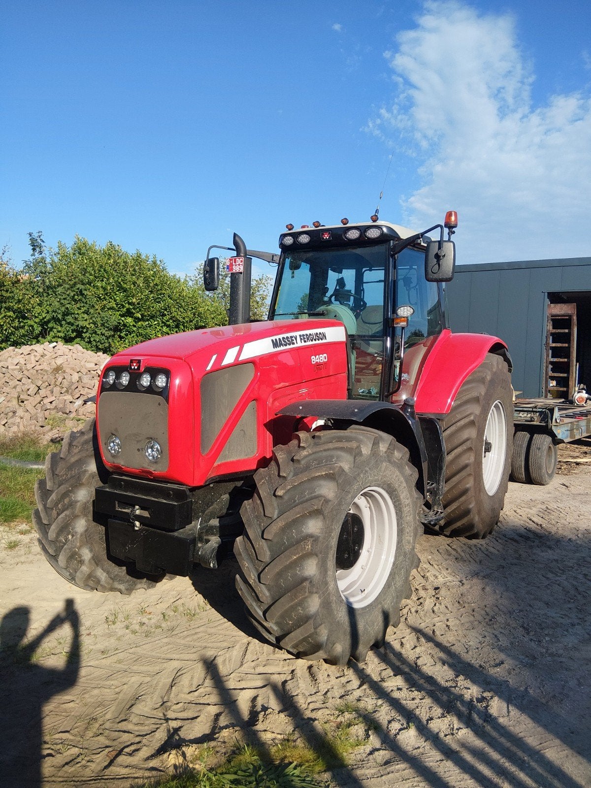 massey ferguson 8480, Ophalen, Gebruikt, Meer dan 160 Pk, 7500 tot 10000