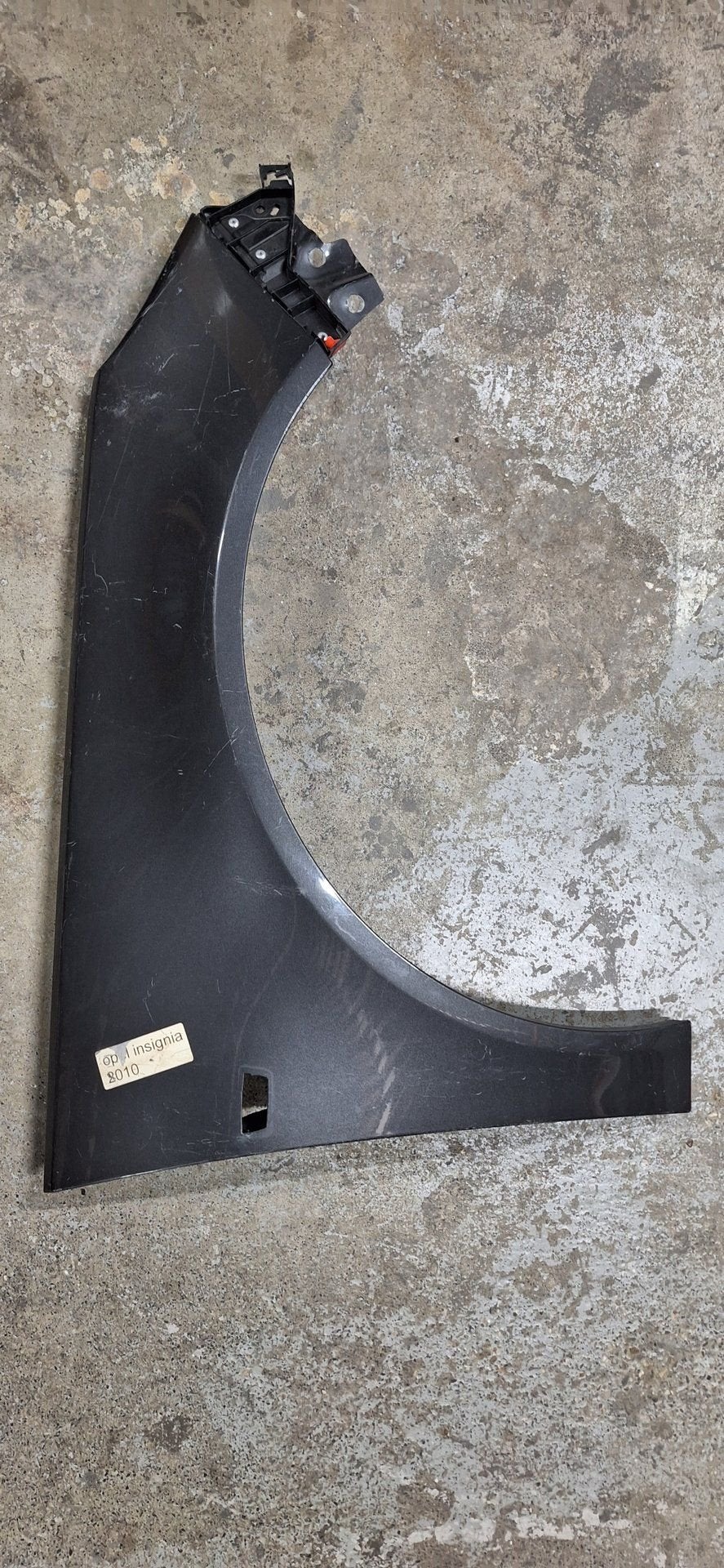 Opel Insignia Spatbord Rechts-voor 2010 Donkergrijs Originee, Gebruikt, -, -, Opel