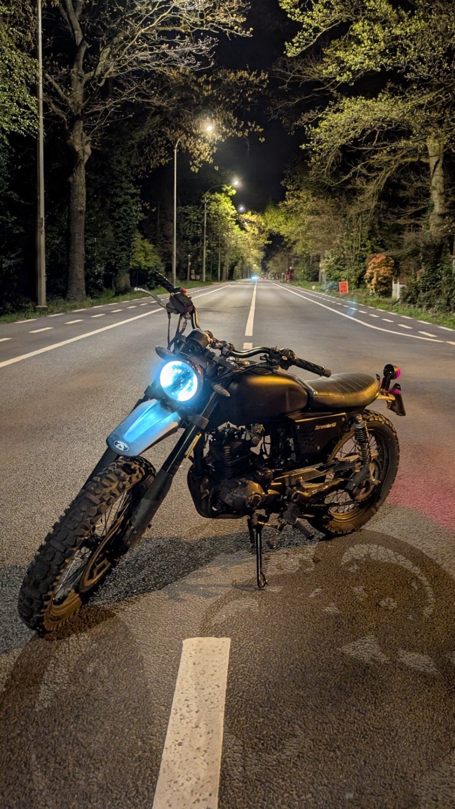 Hanway Scrambler 50 PAS CHER, Vélos & Vélomoteurs, Cyclomoteurs | Marques Autre, 4 vitesses, Enlèvement ou Envoi, Classe B (45 km/h)