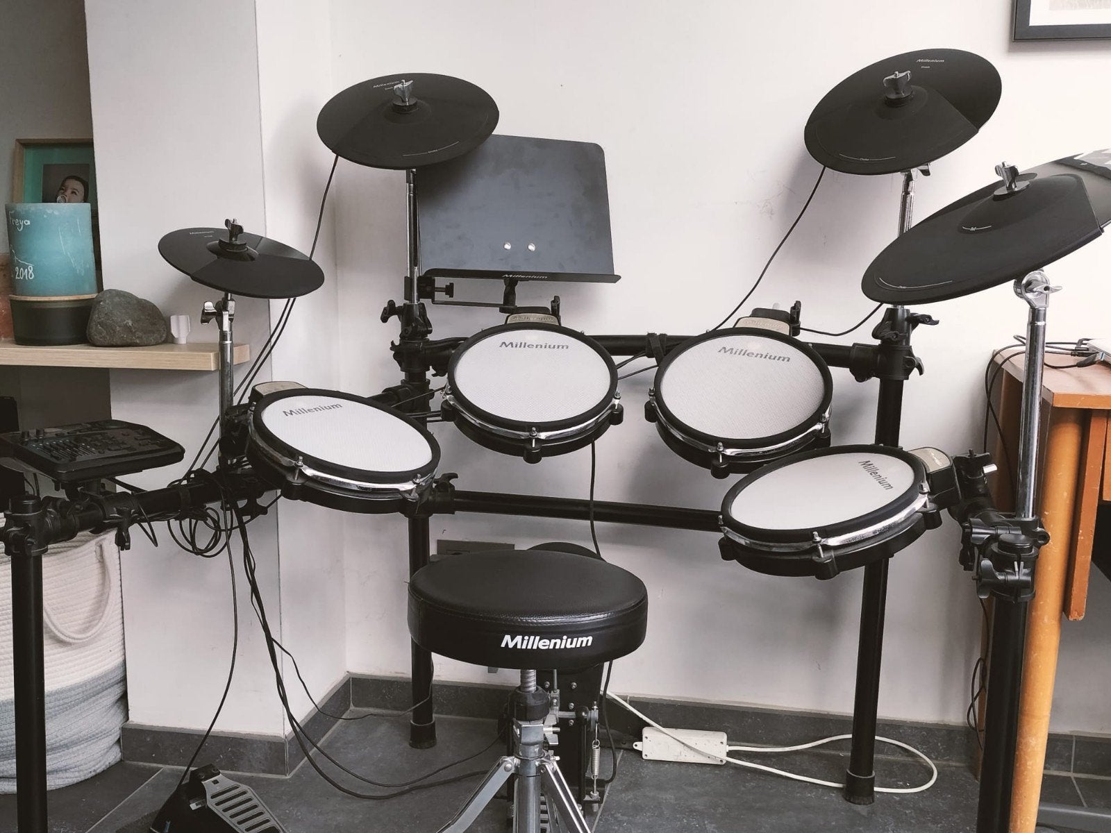 Elektrisch drumstel (Millennium MPS-750), Ophalen