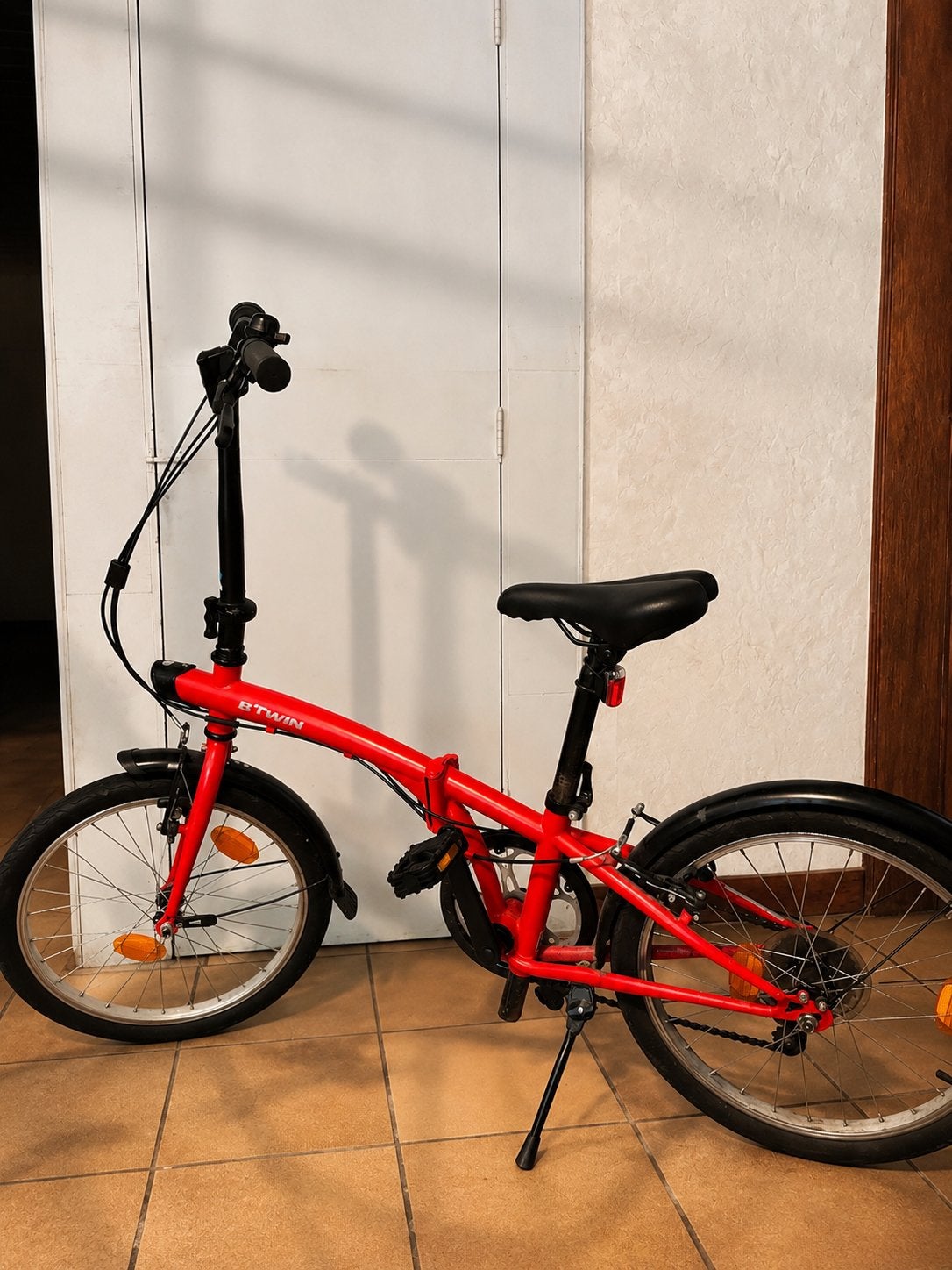 BTWIN 120 opvouwbare fiets, Fietsen en Brommers, Gebruikt, Versnellingen, Totaal opvouwbaar, Ophalen