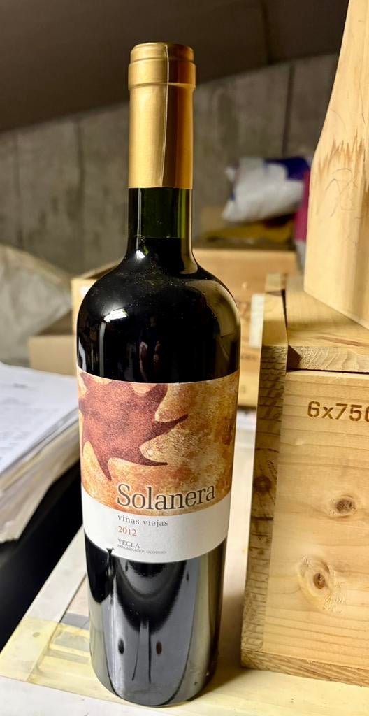 90€- 13 bout Solanera viñas viejas 2012 vin rouge espagnol, Comme neuf, Enlèvement, Vin rouge, Espagne