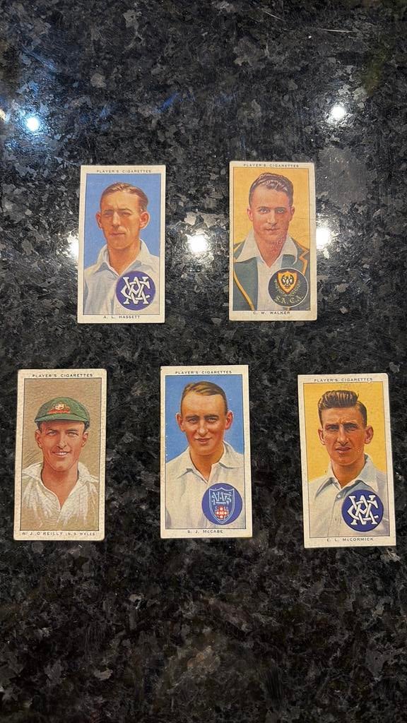 Cartes Cricketers 1938 originales, Hobby & Loisirs créatifs, Timbres épargne, Enlèvement, Autres types