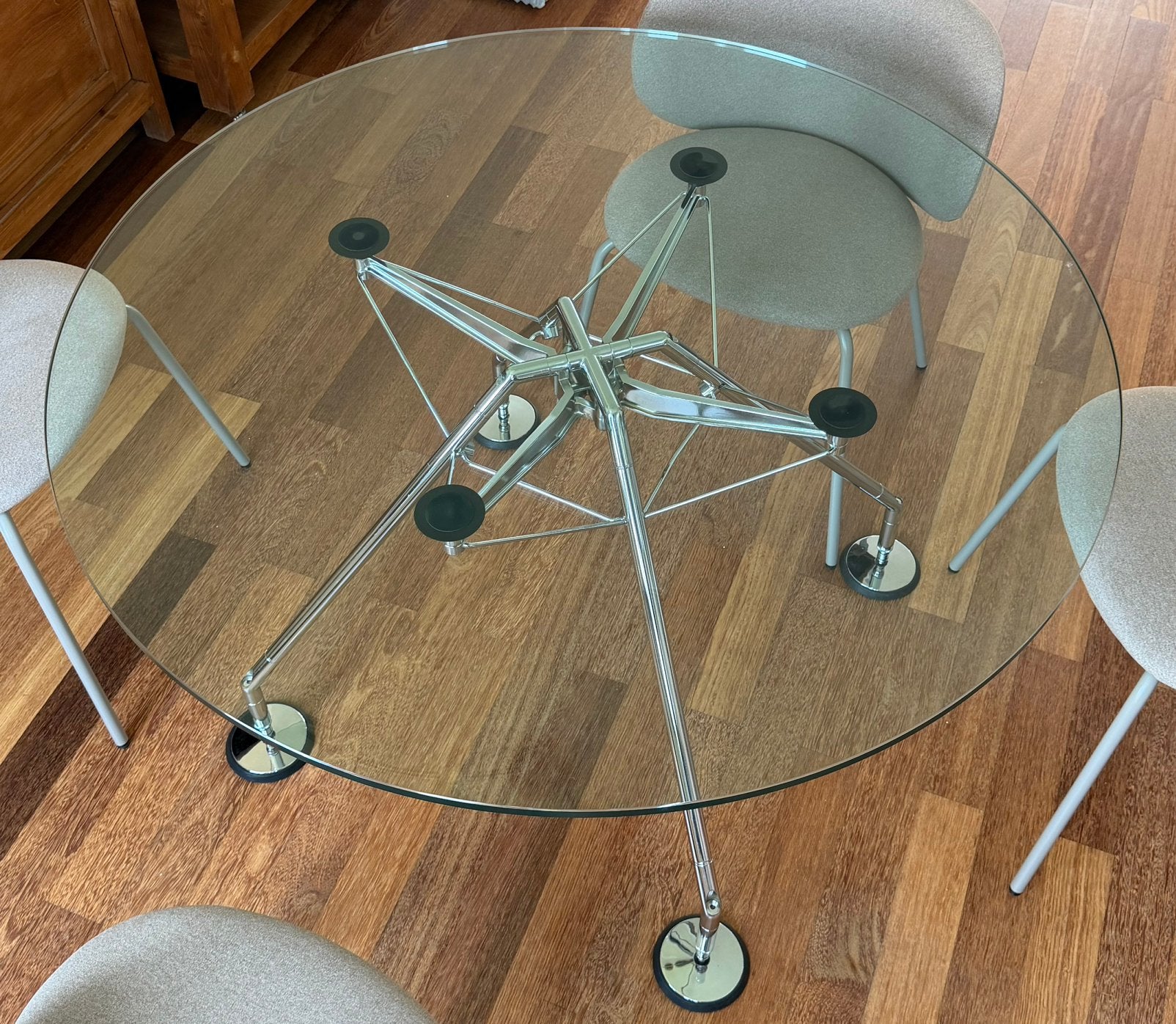 Table Nomos – Norman Foster / Tecno Vintage, Ophalen, 50 – 75, Gebruikt, Metaal