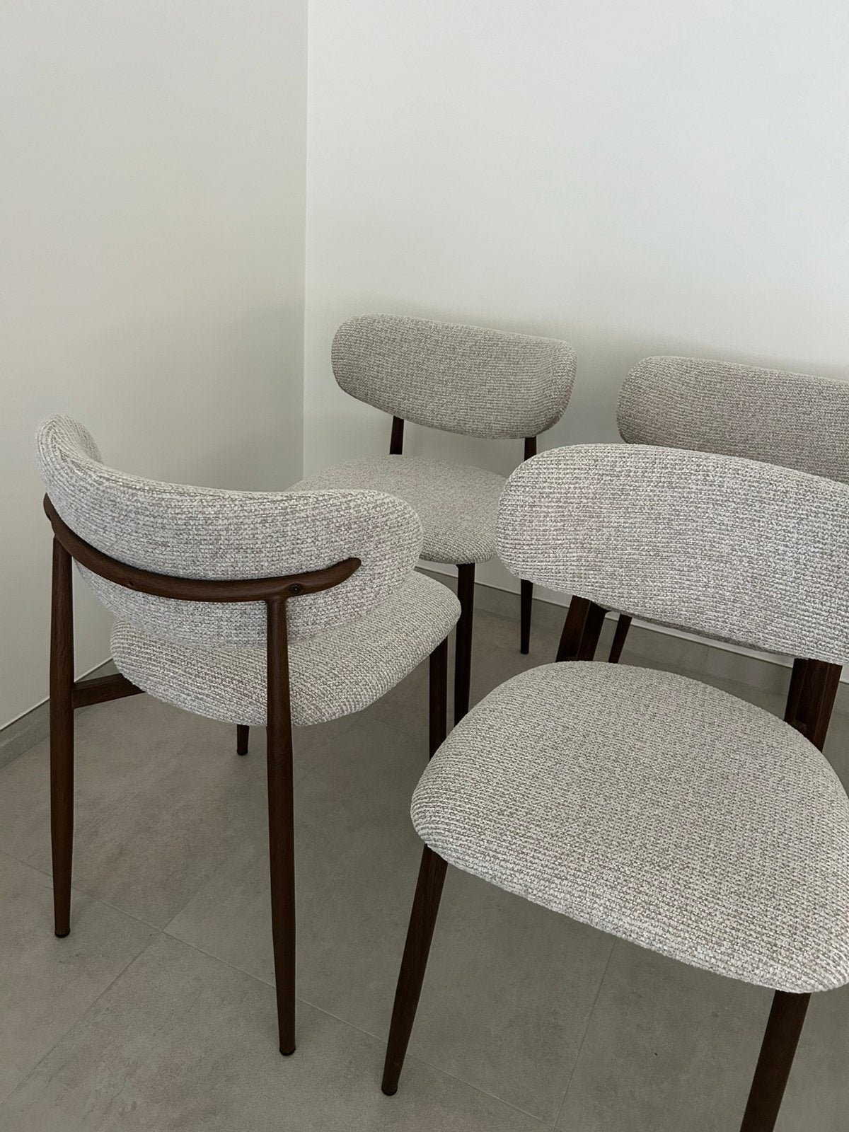 Tafelstoelen, Huis en Inrichting, Stoelen, Ophalen, Zo goed als nieuw, Metaal