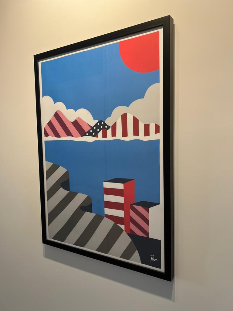 Piet Parra Print ingelijst, Enlèvement