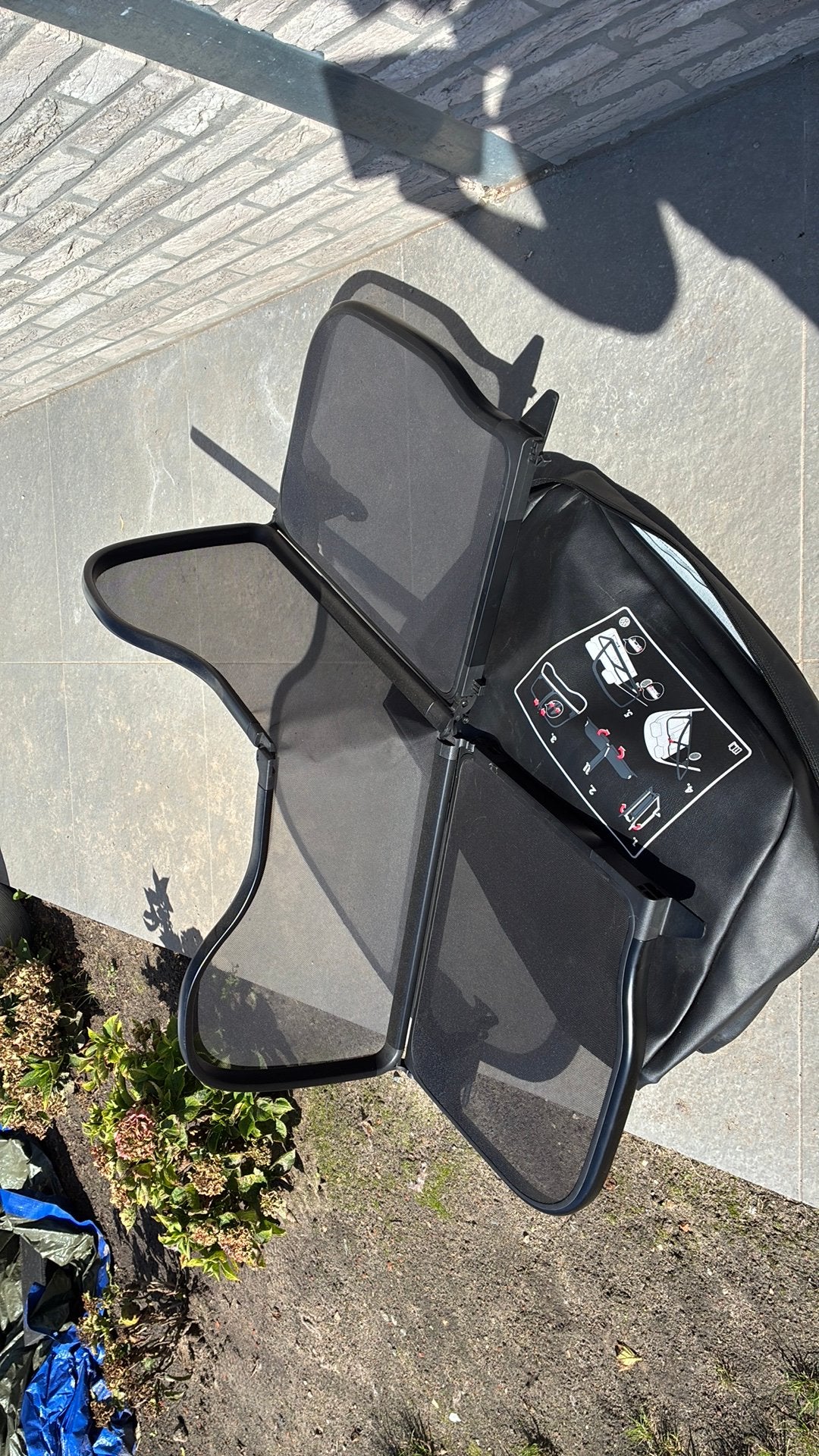 Windscherm vw beatle, Watersport en Boten, Kitesurfen, Ophalen, Zo goed als nieuw