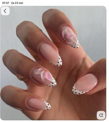 Press on nails polka dot, Ophalen of Verzenden, Nieuw, Overige typen