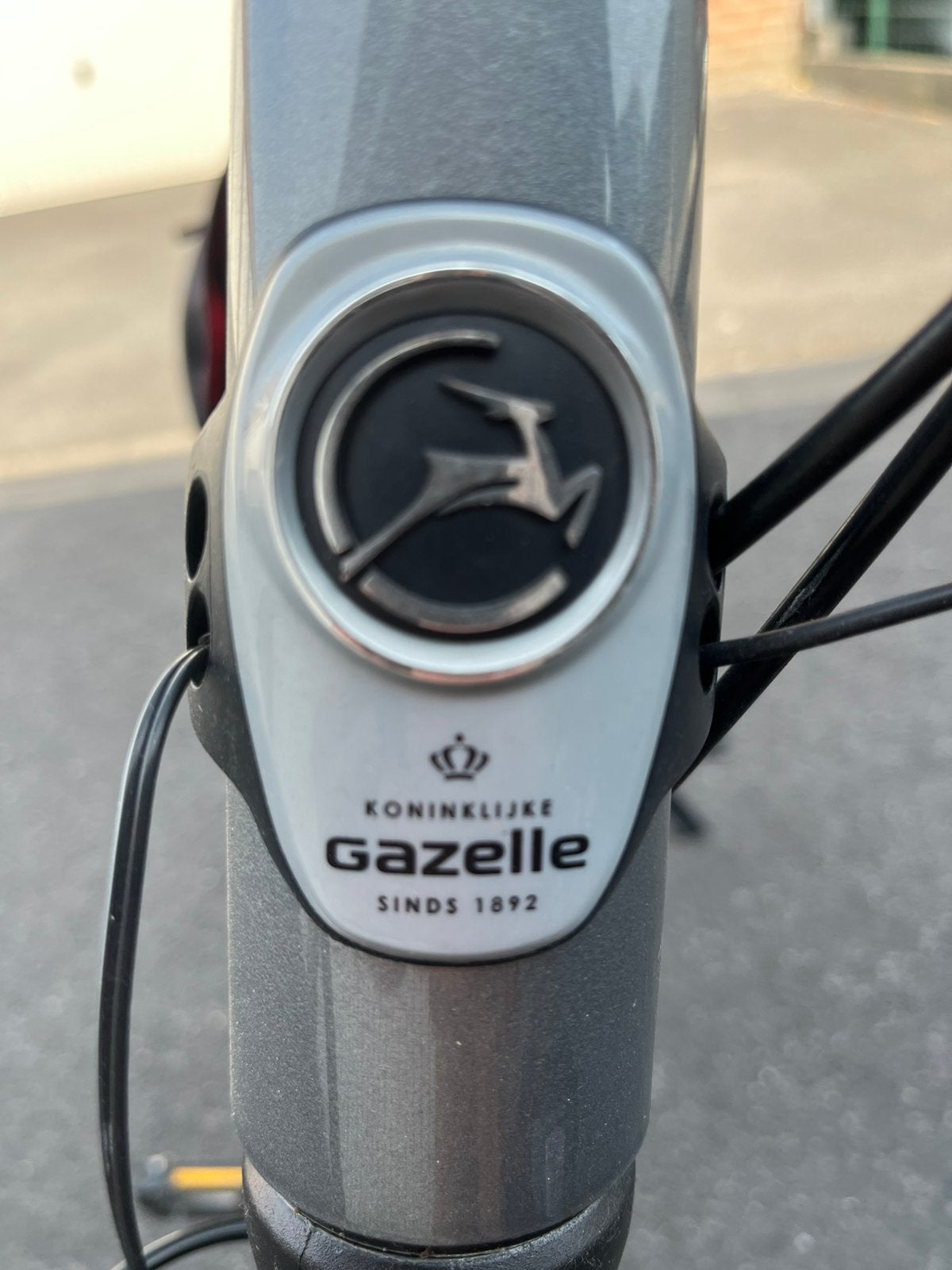 Elektrische herenfiets Gazelle Orange C8 silvergrey frame 57, Ophalen, Gebruikt, 50 km per accu of meer, 55 tot 59 cm