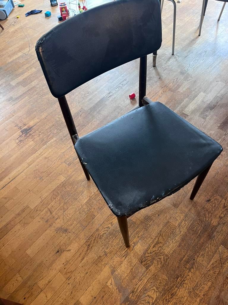 4 chaises 60’s, Enlèvement, Comme neuf, Bois