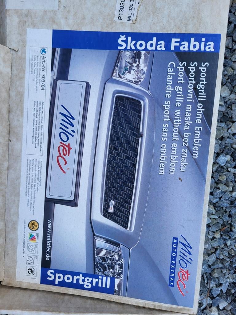 Milotec gril en lampcovers Skoda Fabia mk1, Auto-onderdelen, Ophalen, Voor, Skoda