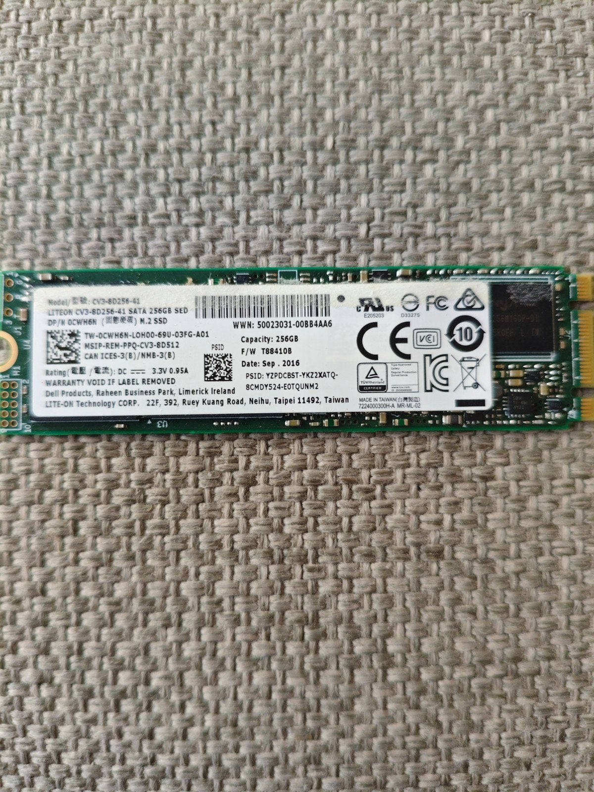 Lite-On 256GB M.2 SATA SSD, Intern, Lite-on, SSD, Ophalen of Verzenden